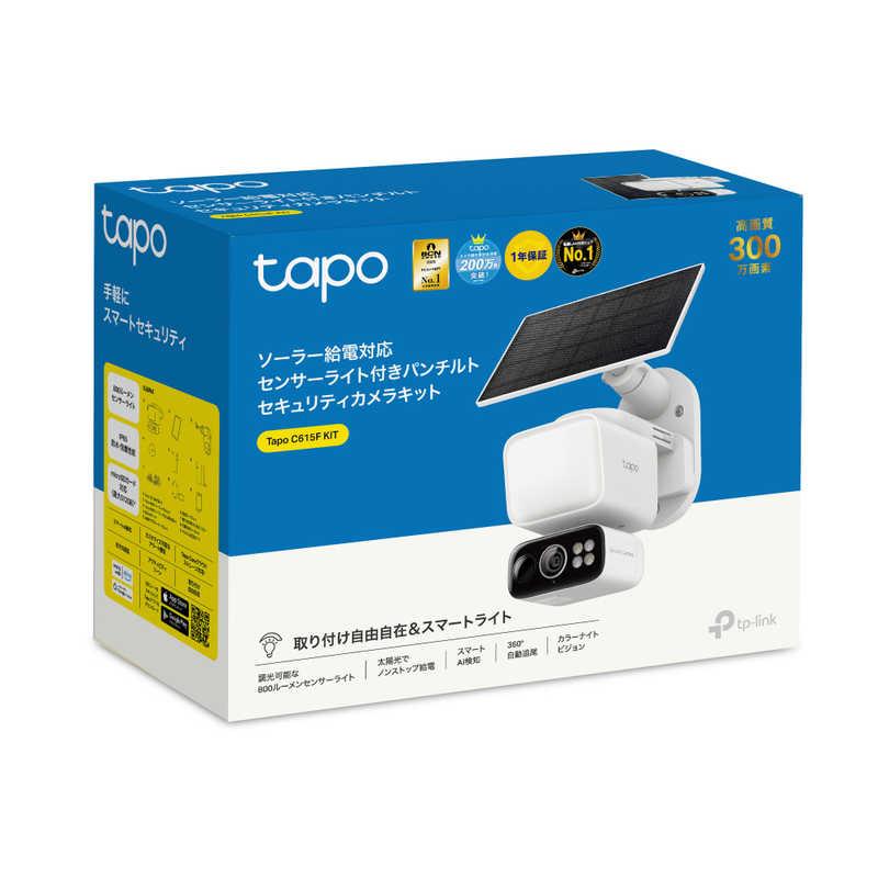TPLINK ソーラー給電対応センサーライト付きパンチルトセキュリティ