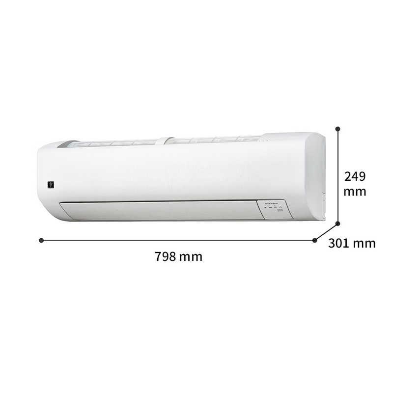 標準取付工事費込）シャープ SHARP エアコン T-Vシリーズ おもに6畳用