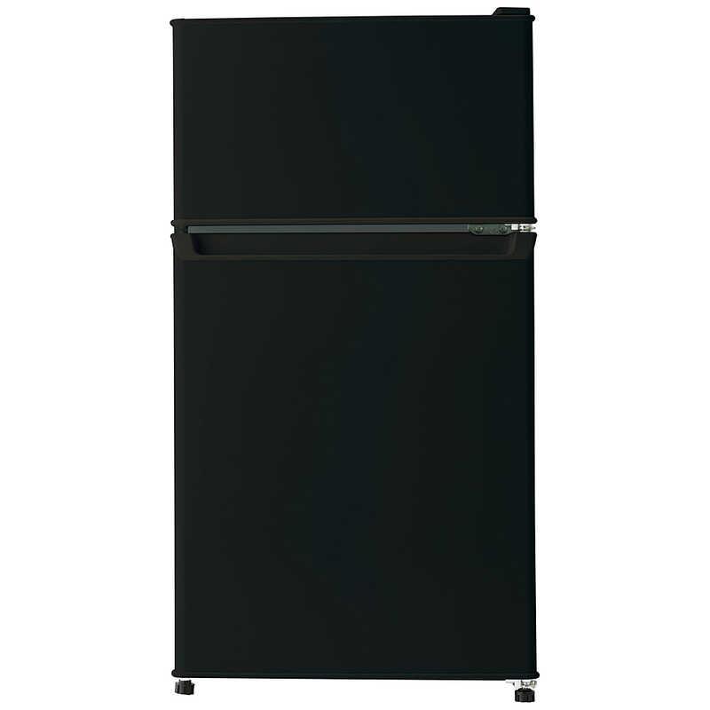 新生活家電2点セット ブラック 黒【+40型液晶テレビ】冷蔵庫87L 洗濯機 