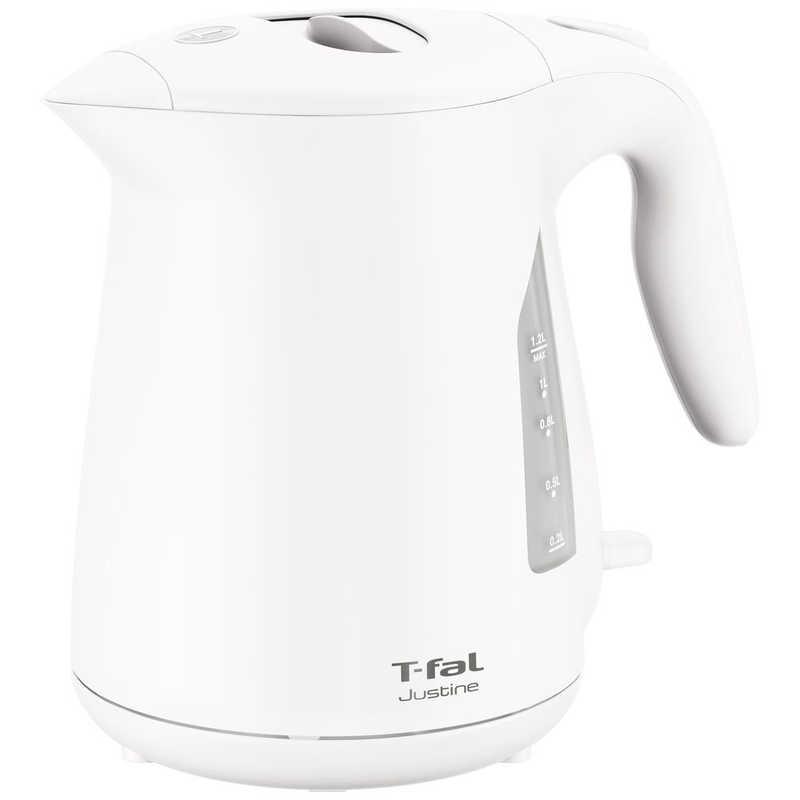 T-fal ティファール 電気ケトル ジャスティン 1.2L ホワイト KO5J01J0