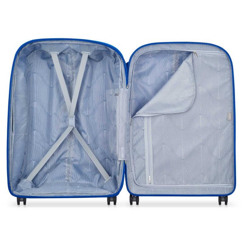 DELSEY デルセー 軽量スーツケース CLAVEL クラベル Mサイズ 容量拡張 宿泊目安 : 4泊〜6泊 [TSAロック搭載 / 78L] クラインブルー 384582012MRの画像