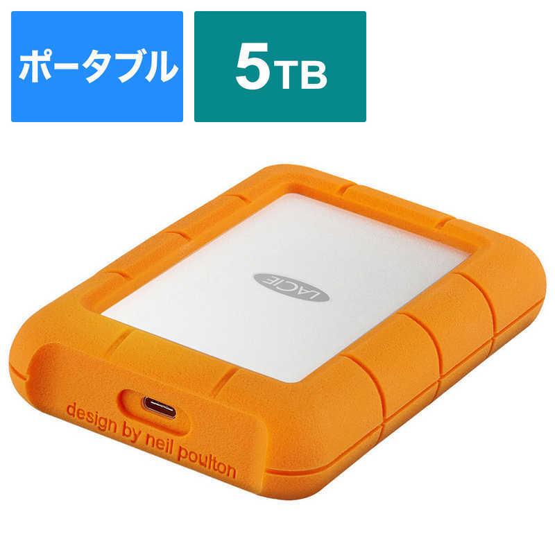 ELECOM エレコム ELECOM LaCie ラシー 外付けHDD USB-C接続 Rugged USB 