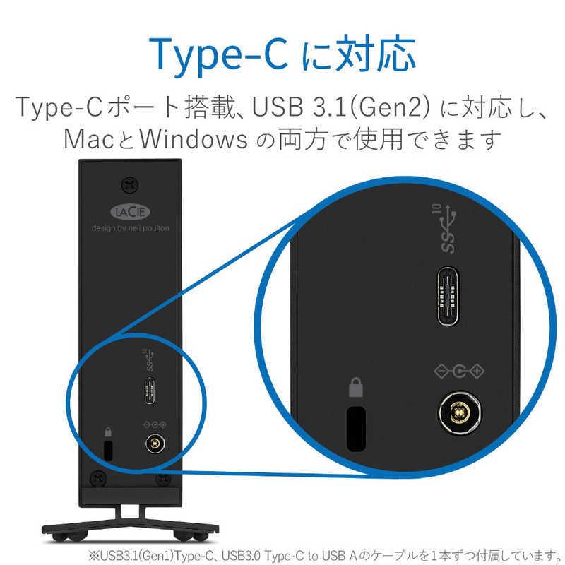 エレコム　ELECOM　LaCie ラシー 外付けHDD USB-C接続 d2 Professional (Mac/Win) [4TB /据え置き型]　STHA4000800