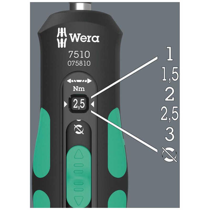 WERA社 7510/14 サシカエシキセーフ トルクドライバー スピード