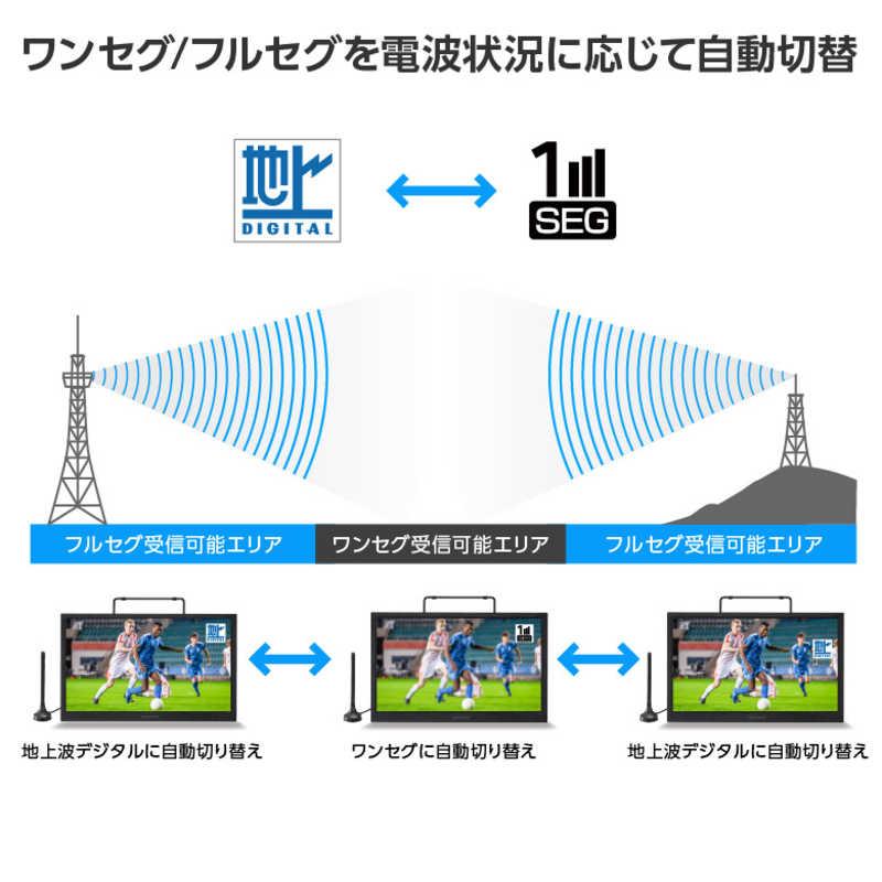 グリーンハウス DVD対応 ポータブルテレビ 17型 GH-PDTV17A-BK