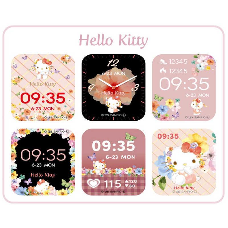 グリーンハウス　サンリオキャラクターズ スマートウォッチ ハローキティ　GH-SMWL-KTの画像