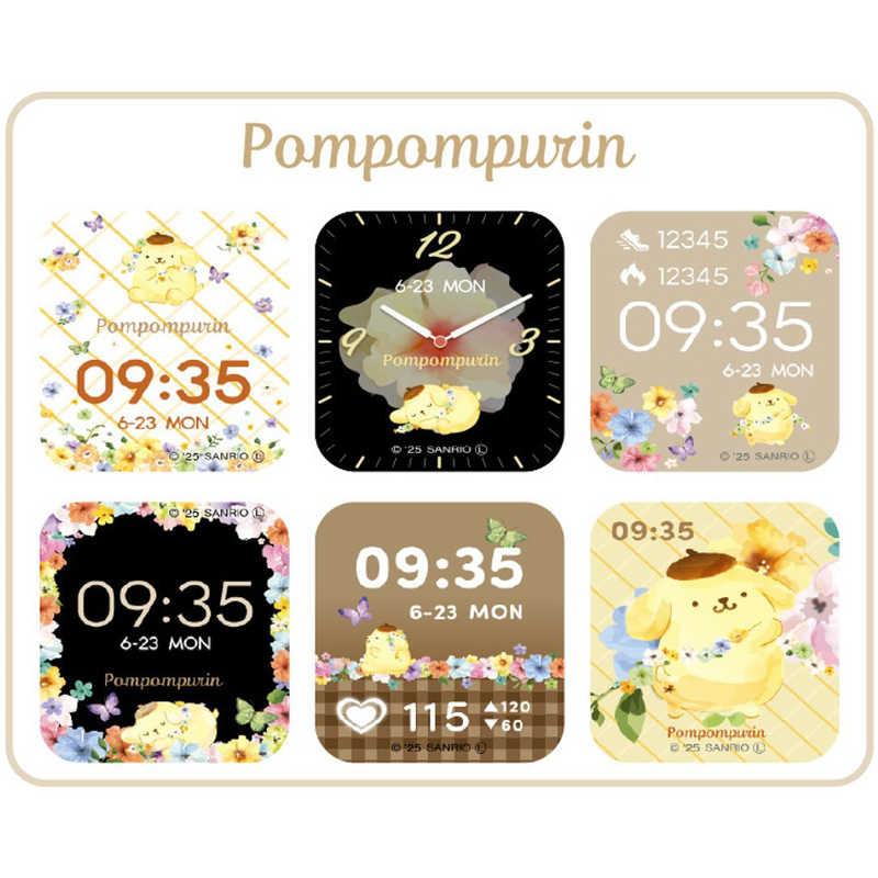 グリーンハウス　サンリオキャラクターズ スマートウォッチ ポムポムプリン　GH-SMWL-PNの画像