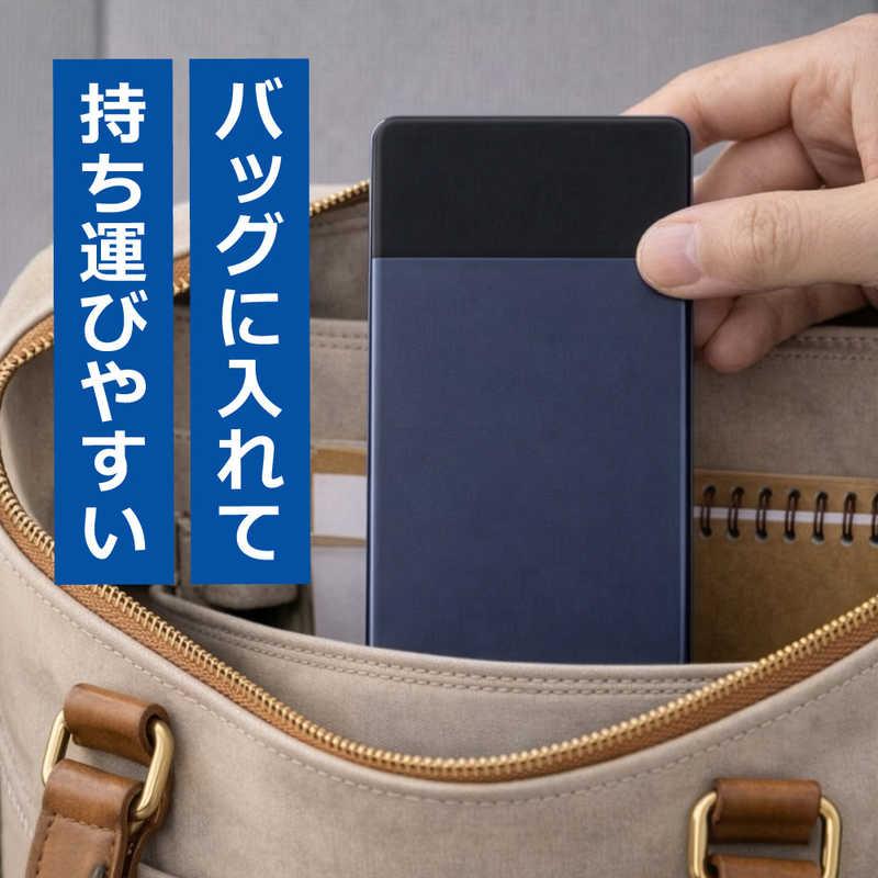 グリーンハウス 準固体モバイル充電器 20000mAh ブラウン ［USB Power