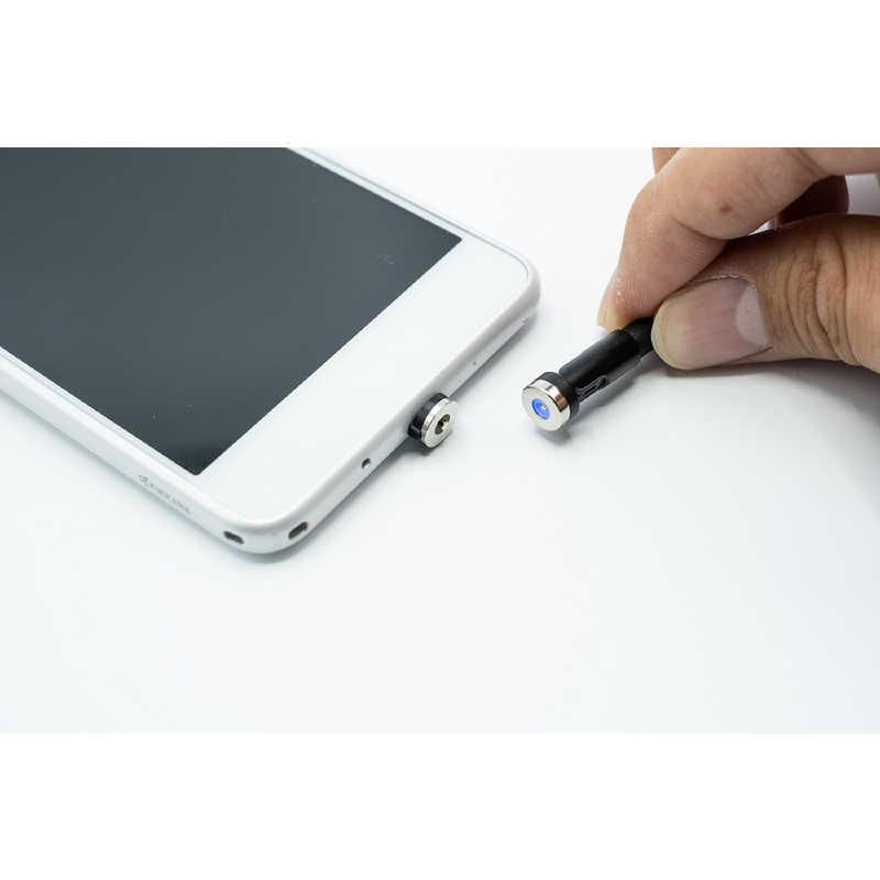 クマザキエイム 超楽ピタッスマホ充電ケーブル ブラック PR クマザキエイム 超楽ピタッスマホ充電ケーブル ブラック PR