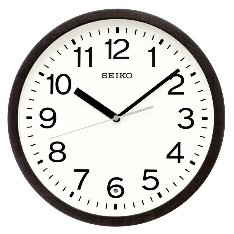 SEIKO（セイコー） 電波掛け時計 KX249K 黒茶木地塗装 : コジマYahoo