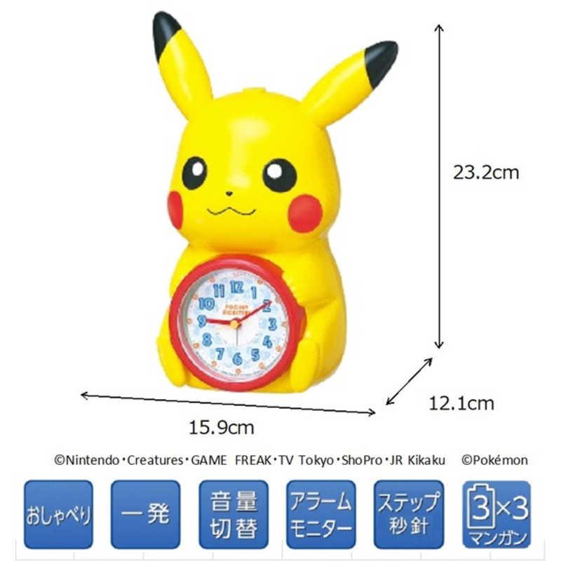 SEIKO セイコー 目覚まし時計 「ポケットモンスター」 JF384A SEIKO セイコー 目覚まし時計 「ポケットモンスター」 JF384A