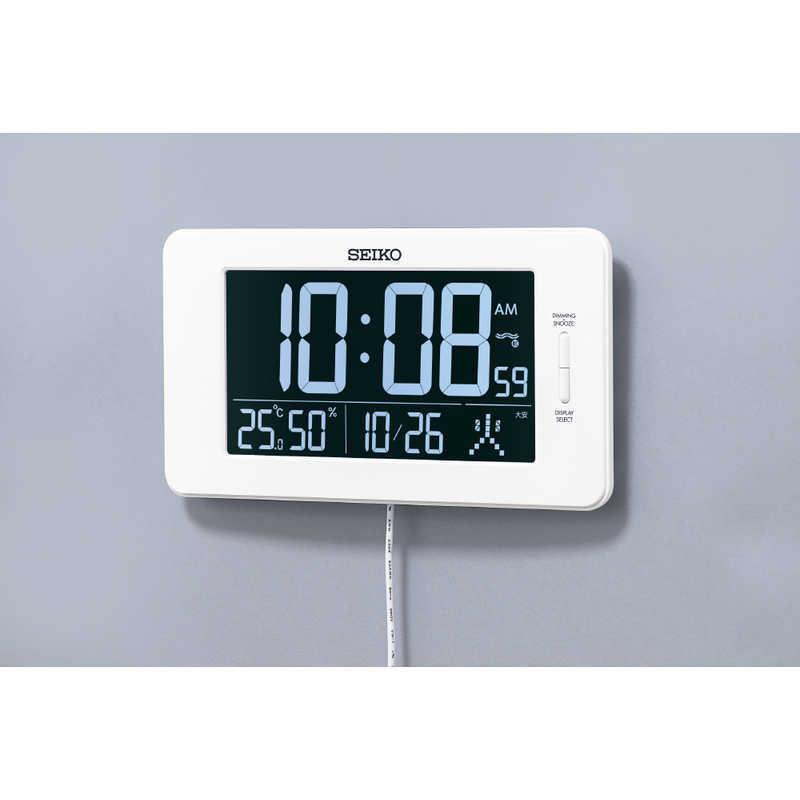 セイコー 電波目覚まし時計 Ac電源タイプ Dl212b 代引不可