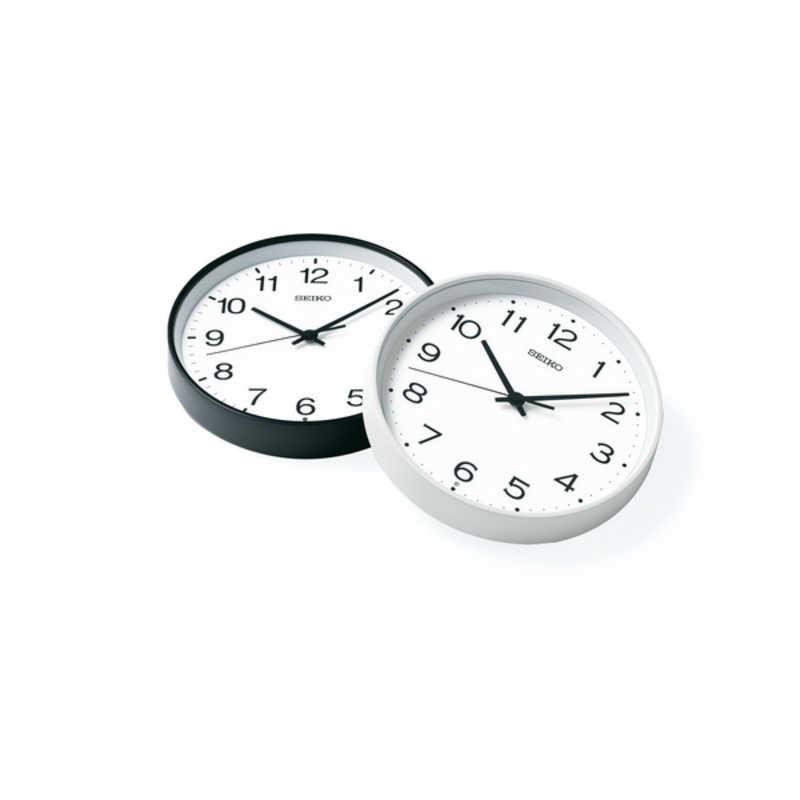 SEIKO セイコー 掛け時計 黒 [電波自動受信機能有] KX268K