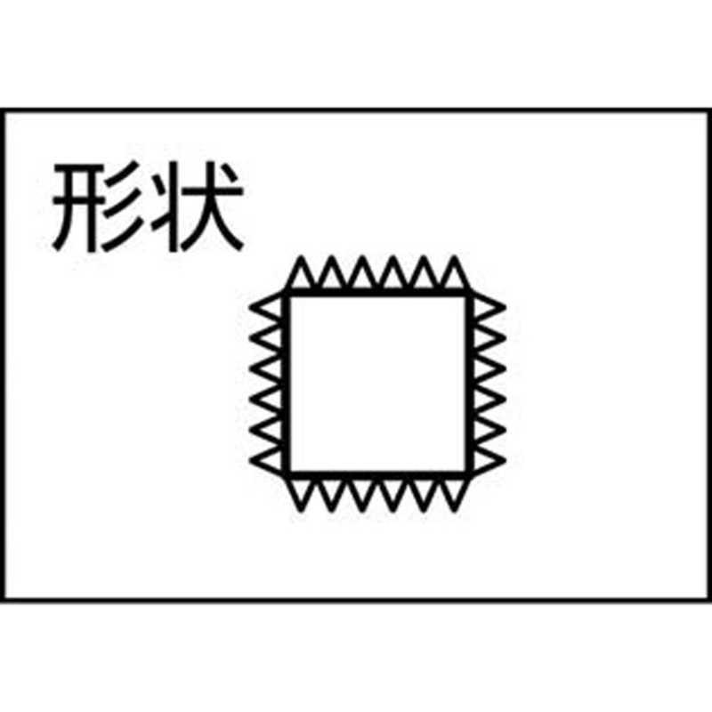 ツボサン　組ヤスリ 10本組 角 中目　KA01002_2