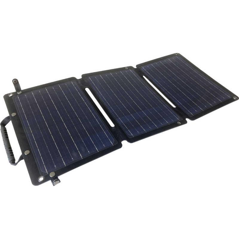 多摩電子工業 ソーラー充電器 30W ブラック TSK130K : コジマYahoo!店