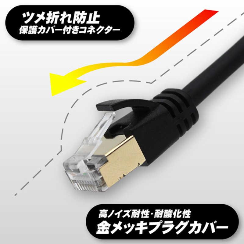 日本トラストテクノロジー LANケーブル [2m/カテゴリー8/フラット] ブラック JTLAN8-F20BK : コジマYahoo!店 ...