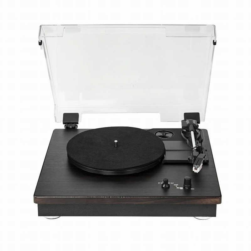 WINTECH スピーカー内蔵レコードプレーヤー(Bluetooth機能搭載) KRP