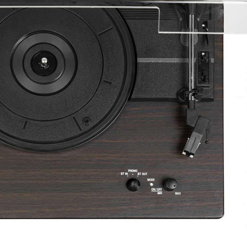 WINTECH スピーカー内蔵レコードプレーヤー(Bluetooth機能搭載) KRP
