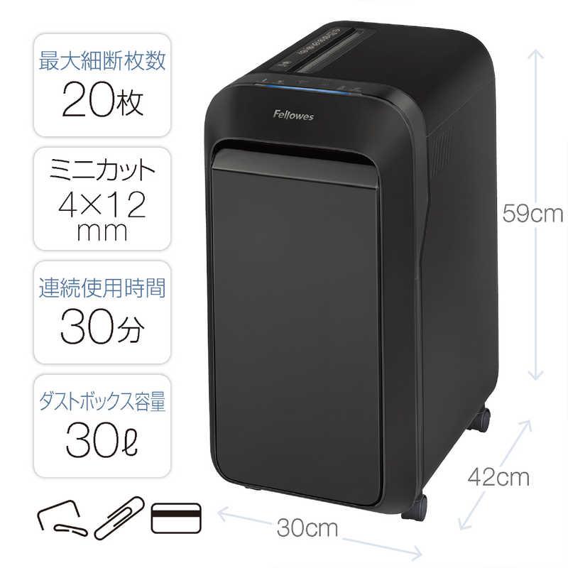 フェローズ プロフェッショナルシュレッダー LX220 ブラック ブラック 