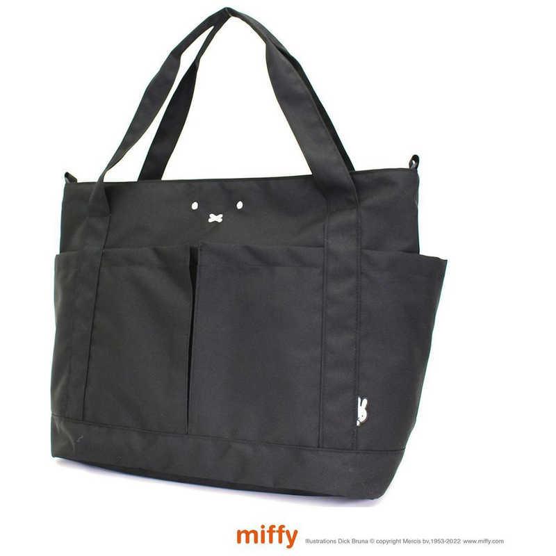 ハピタス　ミッフィー トートショルダーバッグ HAPI＋TAS フェイスブラック　6048
