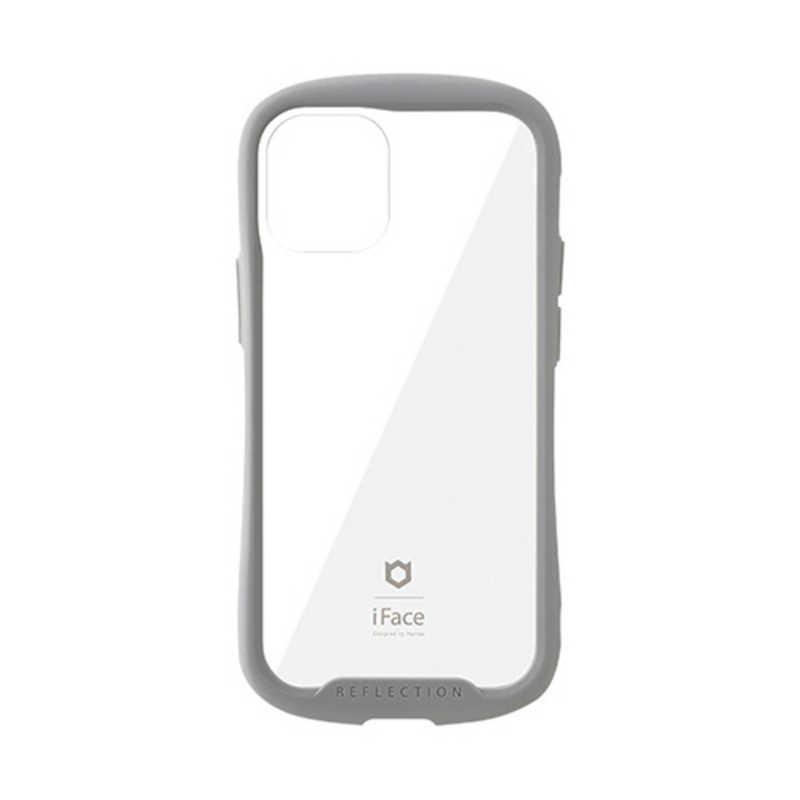 HAMEE　iPhone 12 mini 5.4インチ対応iFace Reflection強化ガラスクリアケース iFace Reflection/グレー　41-907-921913｜y-kojima