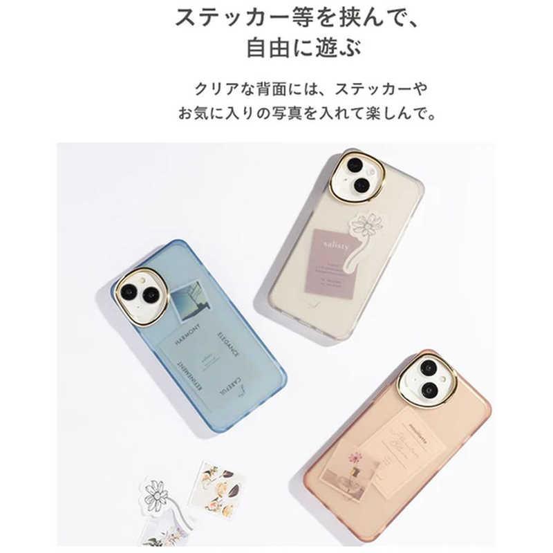 HAMEE iPhone 15専用 salistyクリアカラー耐衝撃ハードケース