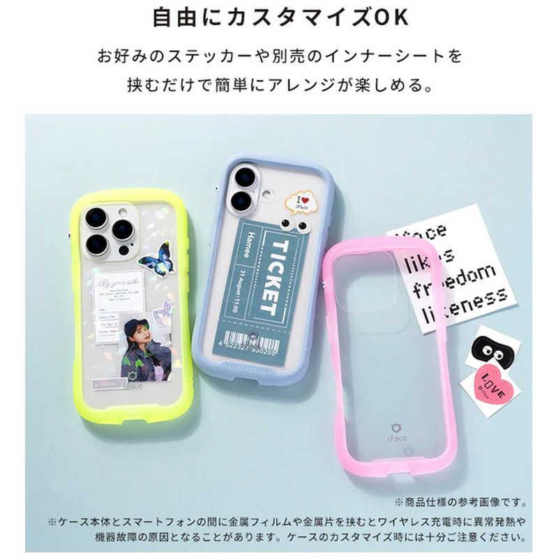 iPhone i Face Reflection クリアケース ステッカーセット HAMEE ［iPhone 15/14/13専用］iFace Reflection強化ガラスクリア