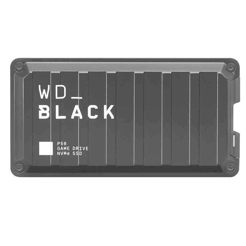 WESTERN DIGITAL 外付けSSD USB-C+USB-A接続 ゲーム用 ブラック