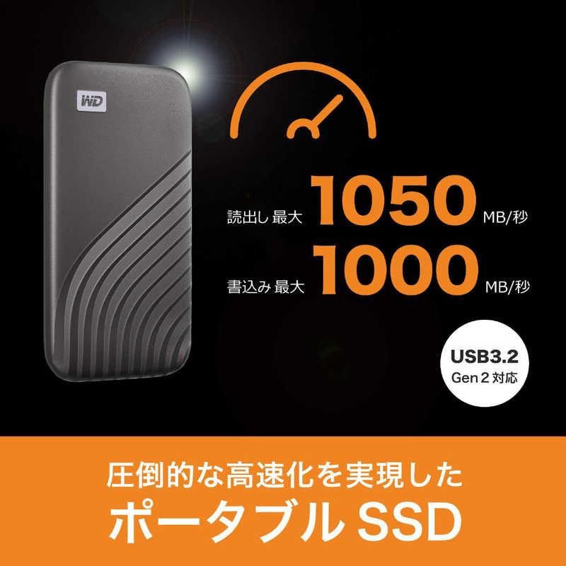 WESTERN DIGITAL 外付けSSD 1TB WDBAGF0010BBL-JESN : コジマYahoo!店