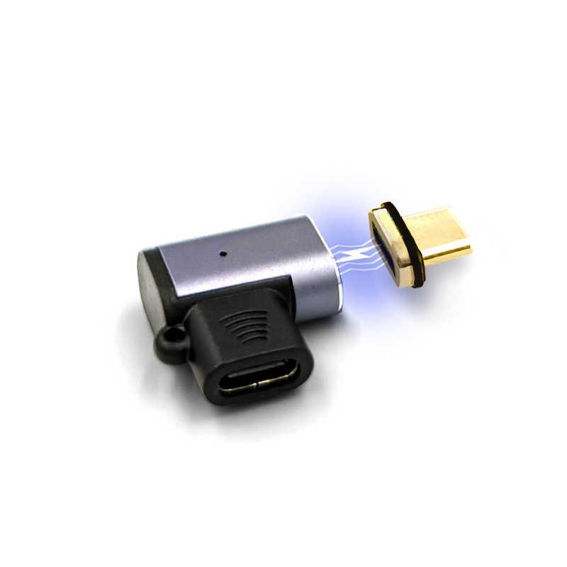 フリーダム Type-C変換アダプター マグネット式 水平L型(オス‐メス) PD100W FUSB-CCMA012FL : コジマYahoo ...