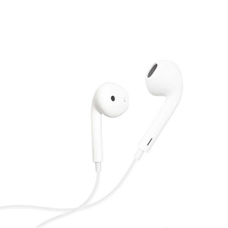 aeae 有線イヤホン ホワイト 韓国 エアージェイ Type-Cステレオイヤホンマイク有線 DAC対応 WH HACES46WH