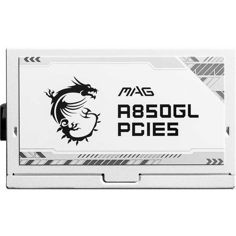 MSI　PC電源 ［850W /ATX /Gold］ ホワイト　MAGA850GLPCIE5WHITE