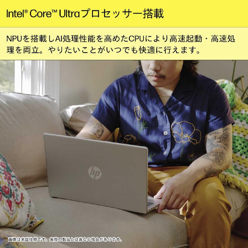 HP　ノートパソコン [ Win11 Home / Core Ultra 7 / メモリ16GB / SSD512GB / Office ] ナチュラルシルバー　A8HS1PA-AAAEの画像