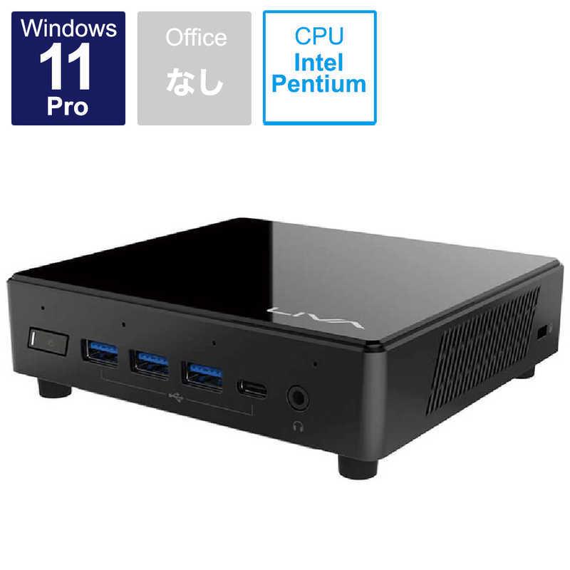 ECS 小型デスクトップパソコン [モニター無し /intel Pentium /メモリ：8GB /eMMC：128GB /2022年6月] LIVAZ3-8/128-W11Pro(N6000)