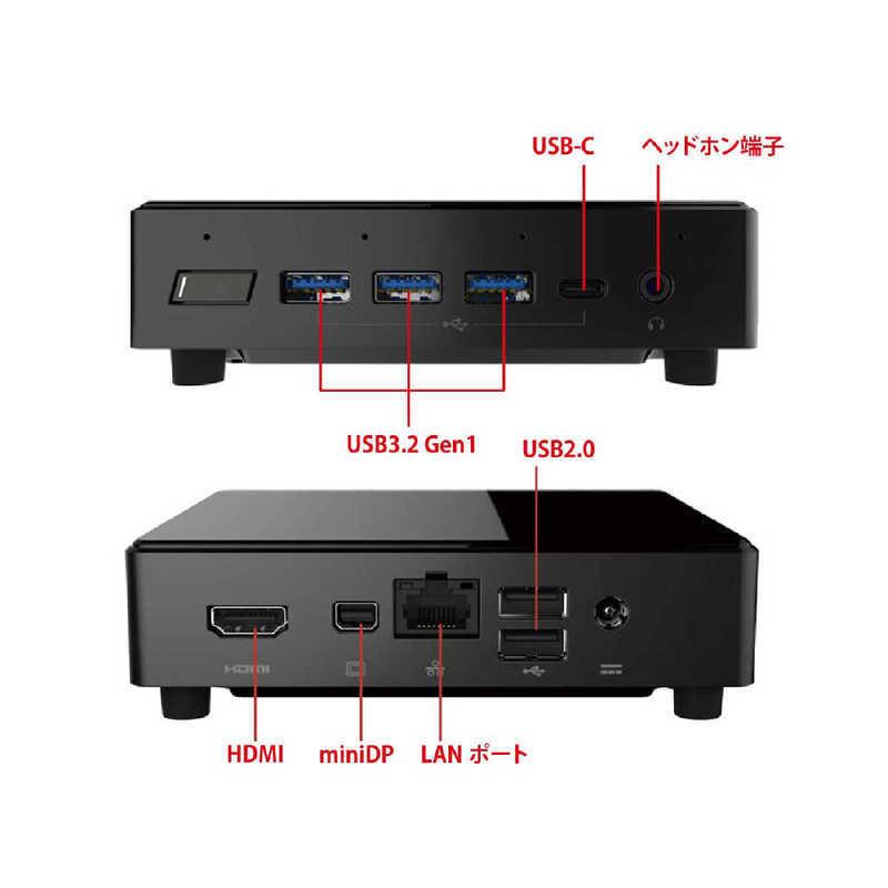 ECS 小型デスクトップパソコン [モニター無し /intel Pentium /メモリ：8GB /eMMC：128GB /2022年6月] LIVAZ3-8/128-W11Pro(N6000)の画像