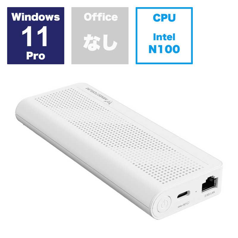 MINISFORUM ミニPC ［モニター無し /intel N100 /メモリ：8GB /eMMC 