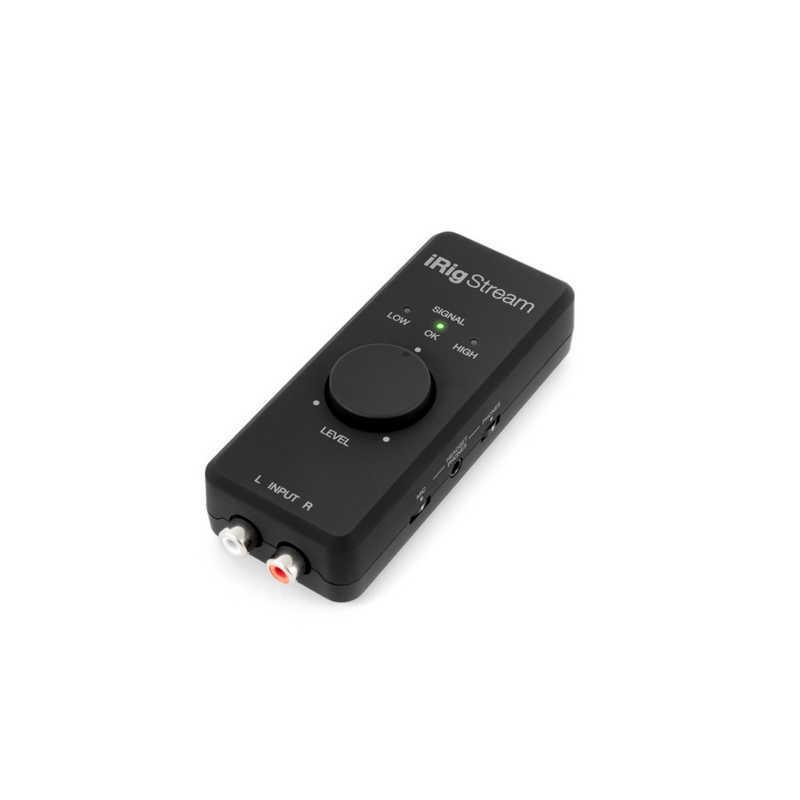 iRig Stream MIDIインターフェース 本体 IK Multimedia オーディオインターフェース／ストリーミング配信向け