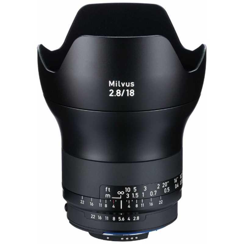 カールツァイス　カメラレンズ Milvus 2.8/18 ZF.2 (ニコンF用)　Milvus 18mm F2.8 ZF.2（ニコンF用）