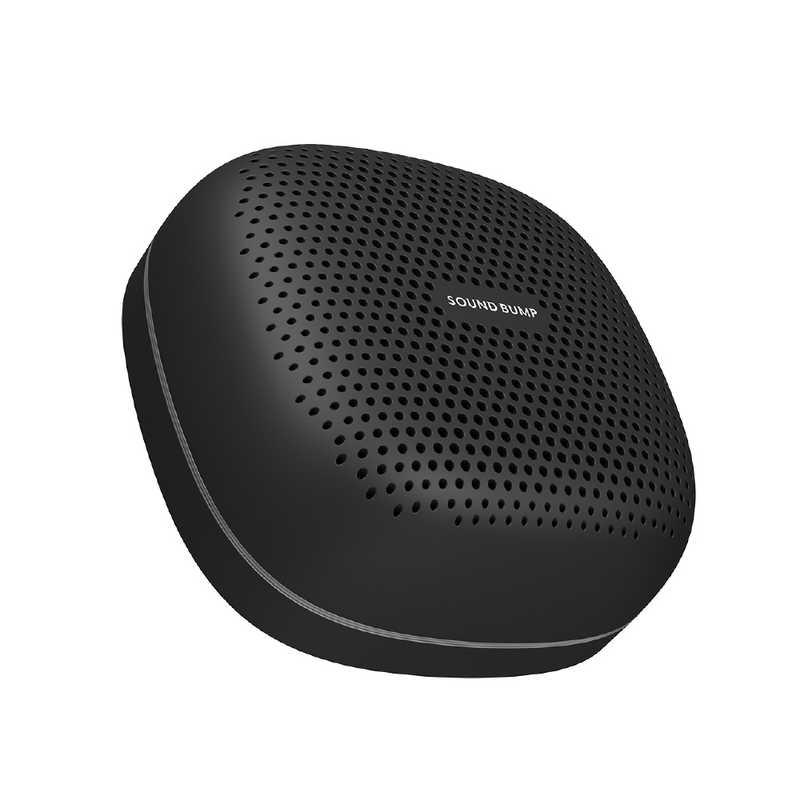 ラディウス ブルートゥーススピーカー SOUND BUMP BLACK ［防滴