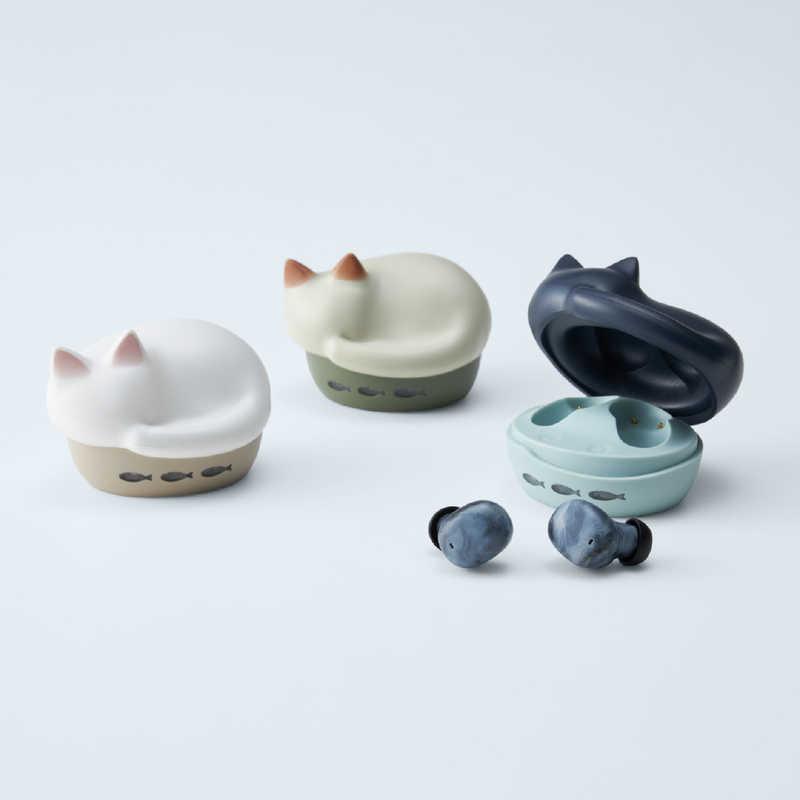 ラディウス 完全ワイヤレスイヤホン NEKO 猫 クロ [ ワイヤレス ( 左右