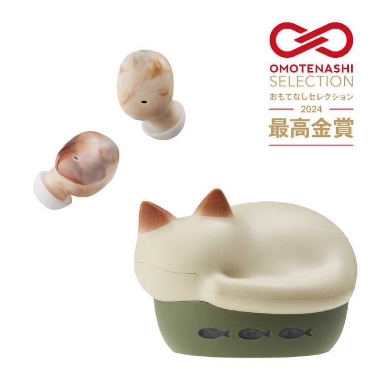 ワイヤレスイヤホン NEKO ミックス 三毛猫 Bluetooth ラディウス 完全ワイヤレスイヤホン NEKO 猫 ミックス [ ワイヤレス