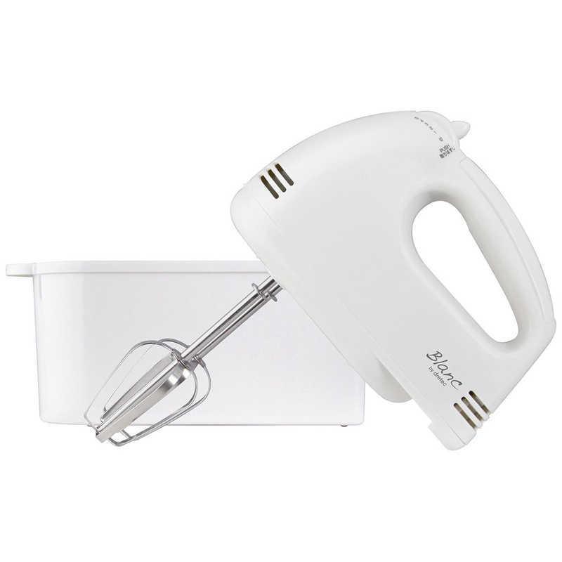 ドリテック ハンドミキサー コンパクト収納ケース付き ホワイト HM