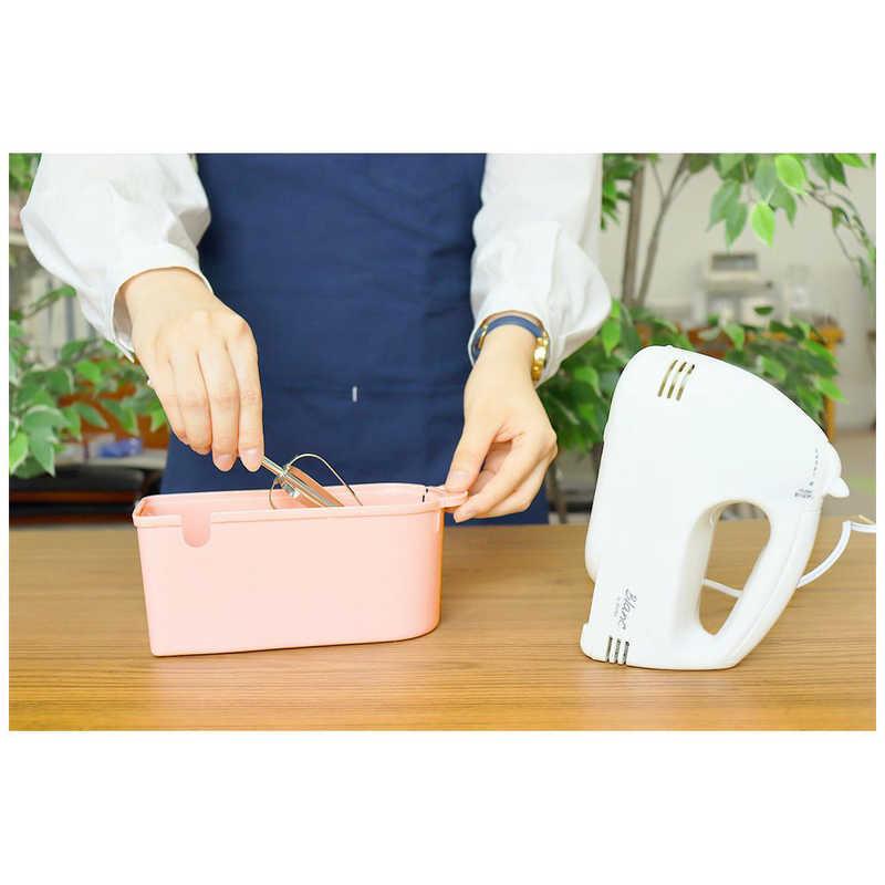 ドリテック ハンドミキサー コンパクト収納ケース付き ピンク HM-711PK