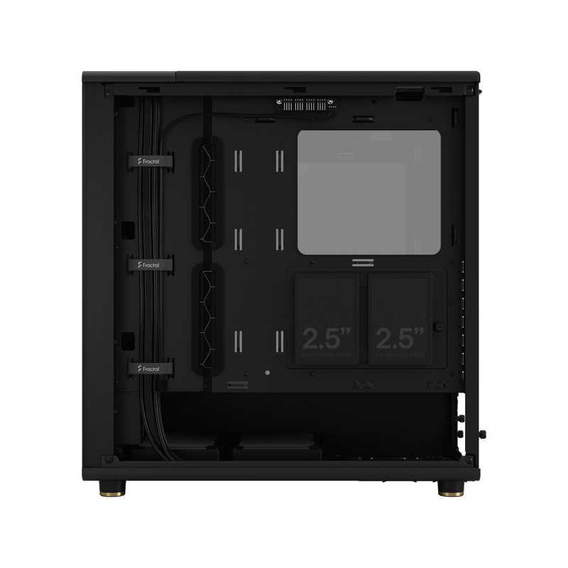 FRACTALDESIGN　PCケース［ATX /Micro ATX /Mini-ITX］North Charcoal Black TG Dark ブラック　FD-C-NOR1C-02