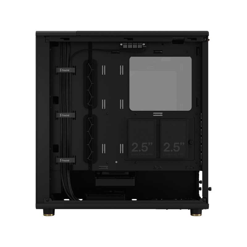 FRACTALDESIGN　PCケース［ATX /Micro ATX /Mini-ITX］North Charcoal Black TG Dark ブラック　FD-C-NOR1C-02