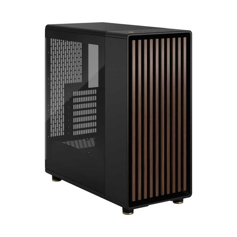 FRACTALDESIGN　PCケース［ATX /Micro ATX /Mini-ITX］North Charcoal Black TG Dark ブラック　FD-C-NOR1C-02