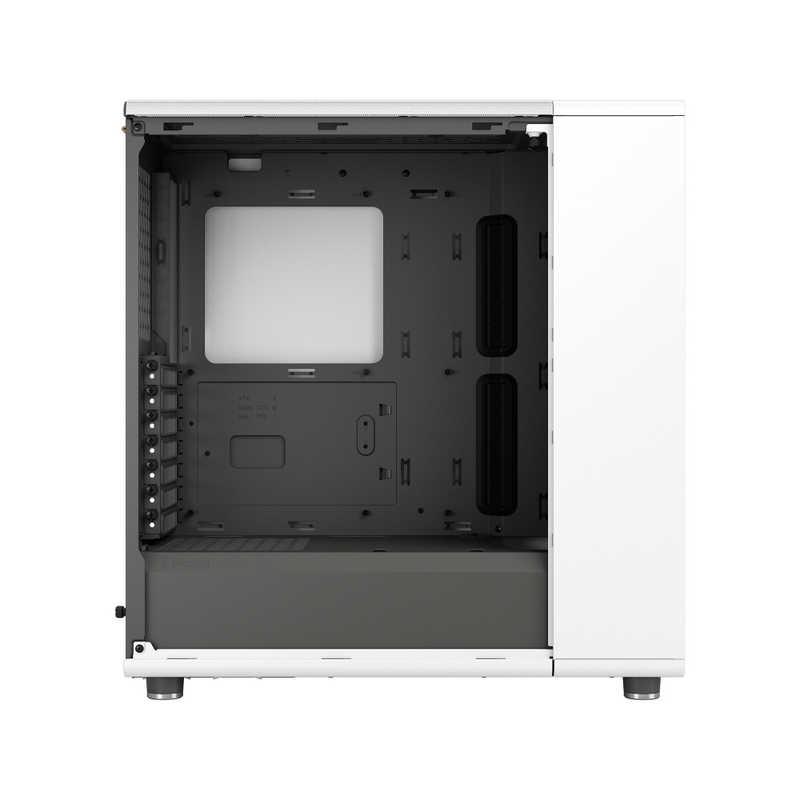 FRACTALDESIGN　PCケース［ATX /Micro ATX /Mini-ITX］North Chalk White TG Clear ホワイト　FD-C-NOR1C-04