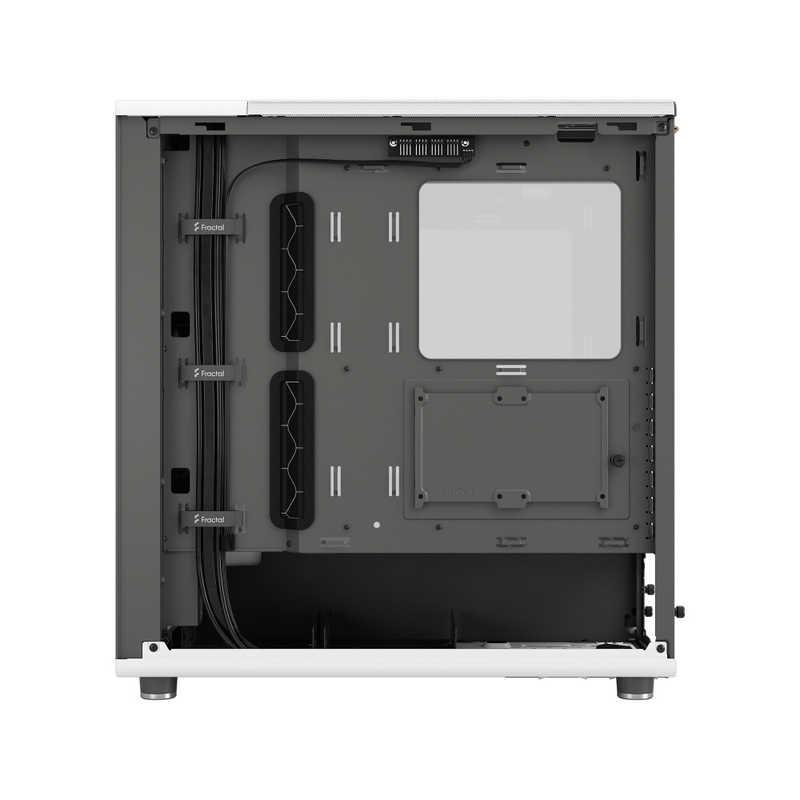 FRACTALDESIGN　PCケース［ATX /Micro ATX /Mini-ITX］North Chalk White TG Clear ホワイト　FD-C-NOR1C-04