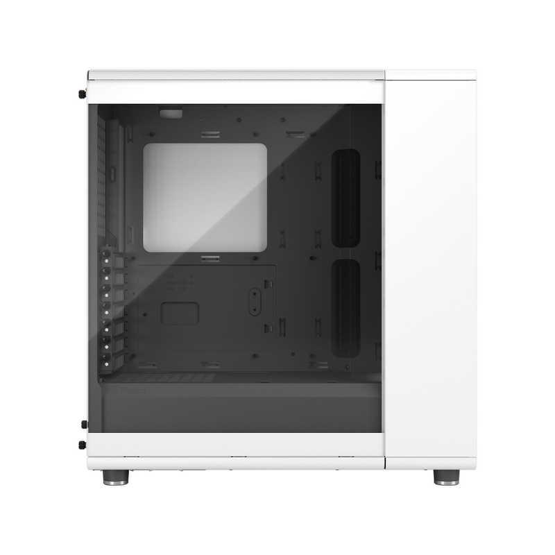 FRACTALDESIGN　PCケース［ATX /Micro ATX /Mini-ITX］North Chalk White TG Clear ホワイト　FD-C-NOR1C-04