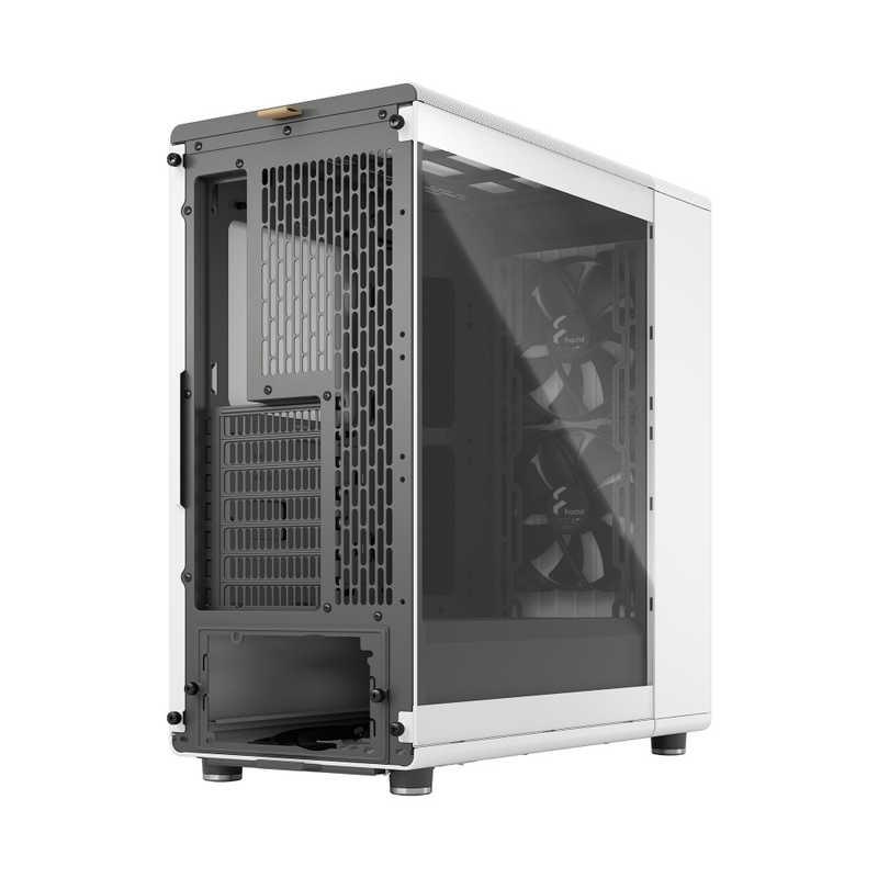 FRACTALDESIGN　PCケース［ATX /Micro ATX /Mini-ITX］North Chalk White TG Clear ホワイト　FD-C-NOR1C-04